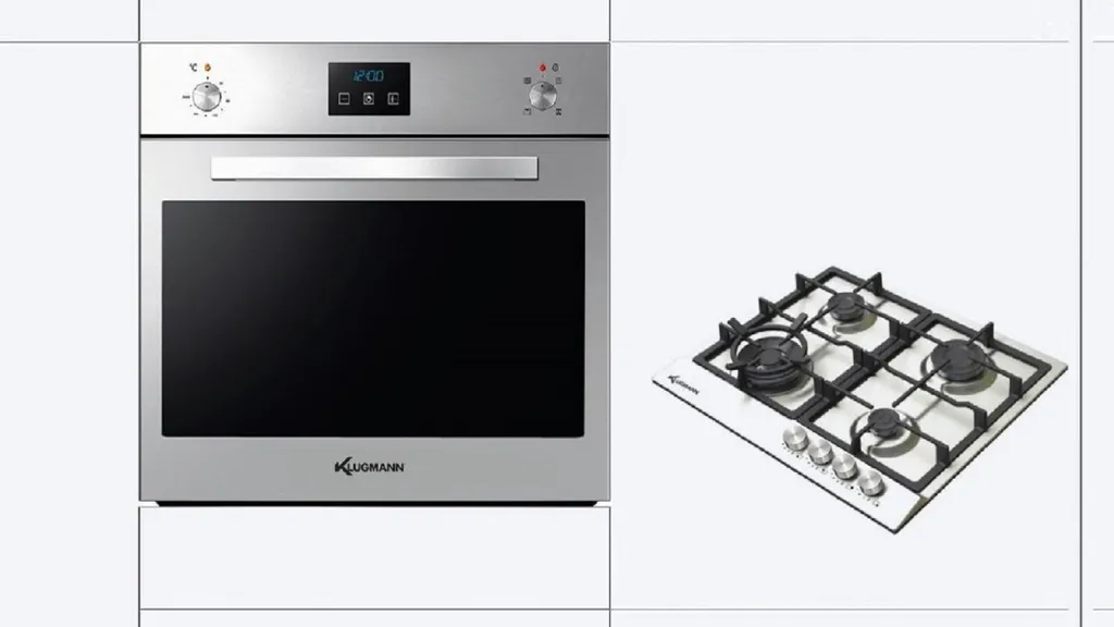 Klugmann Gasherd-Set KGO600.5GFX + KT604.5X, Mit 1-fach-Teleskopauszug, Klugmann Backofen-Set KGO600.5GFX + KT604.5X, Autark, 1-fach-Teleskopauszug, Easy-To-Clean-Emaille, Heißluft, Umluft, Grill-/Brat-System Edelstahl, Digital Uhr, 3-fach-Verglasung Abnehmbare Glastür, Gaskochfeld Aus Edelstahl, WOK-Brenner 4kW Und WOK-Aufsatz Gratis! Kindersicherung, Restwärmeanzeigen, Automatische Gasabschaltung 3 Klugmann Gasherd-Set KGO600.5GFX + KT604.5X, Mit 1-fach-Teleskopauszug, Klugmann Backofen-Set KGO600.5GFX + KT604.5X, Autark, 1-fach-Teleskopauszug, Easy-To-Clean-Emaille, Heißluft, Umluft, Grill-/Brat-System Edelstahl, Digital Uhr, 3-fach-Verglasung Abnehmbare Glastür, Gaskochfeld Aus Edelstahl, WOK-Brenner 4kW Und WOK-Aufsatz Gratis! Kindersicherung, Restwärmeanzeigen, Automatische Gasabschaltung