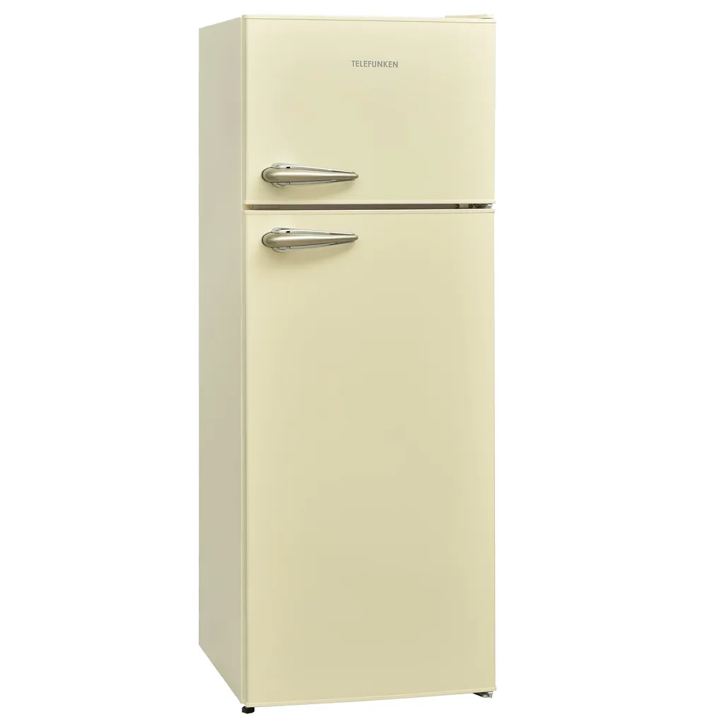 Telefunken KTFK212EC2 Retro Kühl-Gefrier-Kombination / 171 L Kühlschrank / 42 L Gefrierschrank / 177 KWh/Jahr / Retro Look / Temperaturregelung / Abtauautomatik / Creme 3 Telefunken KTFK212EC2 Retro Kühl-Gefrier-Kombination / 171 L Kühlschrank / 42 L Gefrierschrank / 177 KWh/Jahr / Retro Look / Temperaturregelung / Abtauautomatik / Creme