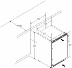 PKM Unterbau Kühlschrank Kühlgerät Mit 3*** Gefrierfach KS 82.3 UB 83 Liter 23 PKM Unterbau Kühlschrank Kühlgerät Mit 3*** Gefrierfach KS 82.3 UB 83 Liter -Küchen Profi 99f1f624bf7691c762f0da7ef3d98035