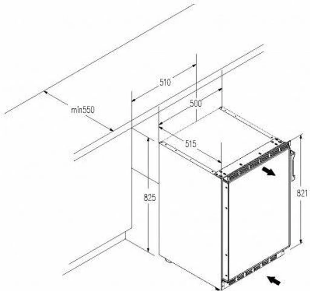 PKM Unterbau Kühlschrank Kühlgerät Mit 3*** Gefrierfach KS 82.3 UB 83 Liter 13 PKM Unterbau Kühlschrank Kühlgerät Mit 3*** Gefrierfach KS 82.3 UB 83 Liter – Bild 11