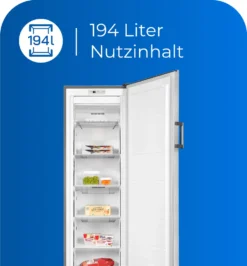 Exquisit Gefrierschrank GS271-NF-H-010E Inoxlook | Standgerät | 194 L Volumen | Inoxlook -Küchen Profi 9a6fb00c9acac570e1a52aa4743f9164