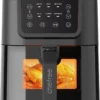 CHEFREE AFW01 Heißluftfritteuse, Mit Visuelles Fensterdesign, Kompaktfriteusen Mit 5L Fassungsvermögen Und 6 Voreingestellte Progra -Küchen Profi 9ab85c02458396389f2d0def60fbeea8
