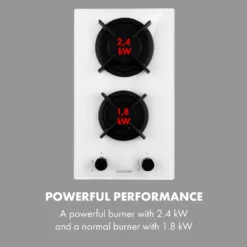 Klarstein Goldflame Domino Gaskochfeld , 2-flammig , Autark , 30 Cm , Einbau , Messing-Brenner , Erdgas/Propangas , Sicherheitsventile , Automatische Abschaltung , Topfträger Aus Gusseisen , Inkl. Schlauch Und Druckminderer , Glaskeramik Ø 8 Mm , Weiß 16 Klarstein Goldflame Domino Gaskochfeld , 2-flammig , Autark , 30 Cm , Einbau , Messing-Brenner , Erdgas/Propangas , Sicherheitsventile , Automatische Abschaltung , Topfträger Aus Gusseisen , Inkl. Schlauch Und Druckminderer , Glaskeramik Ø 8 Mm , Weiß -Küchen Profi 9b34b6066caf1c1b86e42d773e4cffed