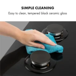 Klarstein Ignito 4 Zonen Gaskochfeld - 4-flammig Aus Glaskeramik, New Edition, Autark, 60cm, Sabaf-Brenner, Erdgas/Propangas, Sicher Mit Abschaltautomatik, Topfträger Aus Gusseisen, Einbau, Schwarz 18 Klarstein Ignito 4 Zonen Gaskochfeld - 4-flammig Aus Glaskeramik, New Edition, Autark, 60cm, Sabaf-Brenner, Erdgas/Propangas, Sicher Mit Abschaltautomatik, Topfträger Aus Gusseisen, Einbau, Schwarz -Küchen Profi 9c5dcd8416b40177d1093c520fea918d