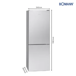 Bomann Kühl-/Gefrierkombination KG 7320.1 / 227 Liter / No Frost Funktion / 4 Sterne Gefrierfach / Inox -Küchen Profi 9d44080e77c8b8b3ebf998bb43e029a2
