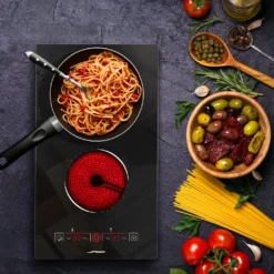 Jago® Glaskeramikkochfeld - Autark, Rahmenlos, 1200/1800 Watt, Für Alle Kochtöpfe, Ø 16/20 Cm, 9 Leistungsstufen, Timer-Automatik, Schwarz - Ceranfeld, Cerankochfeld, Kochfeld, Kochfelder -Küchen Profi 9e49f7ad650f70f655cc7fb5951fdb97