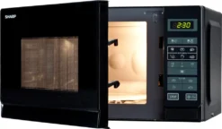 Sharp R-242 BKW Solo Mikrowelle Schwarz -Küchen Profi 9ebaa67f8a78e6768159750c9048b424