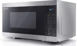 SHARP Mikrowelle Mit Grillfunktion 1000 Watt 20 Liter 11 Leistungsstufen YC-MG02ES -Küchen Profi 9ef76e8855e6d11654261e8108e13e84
