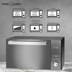 ProfiCook Mikrowelle PC-MWG 1204 Mit Grill -Küchen Profi 9f95b7ca280c772df1eb94de1e5a8f5b
