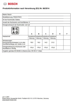 Bosch PIE631FB1E Induktionskochfeld Autark Rahmenlos SCHOTT CERAN® -Küchen Profi 9fcc146fb3fc17cc48450007862548d3