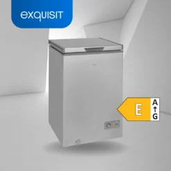 Exquisit Gefriertruhe GT100-330E Silber | 96 L Nutzinhalt | Silber -Küchen Profi a0842689d821aee8e7e08df8413bd347