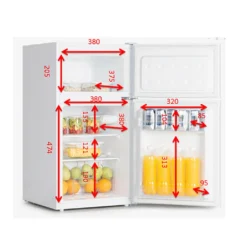 PKM Kühl-Gefrierkombination Kühlschrank GK88 IX Inox Design 85cm 84L -Küchen Profi a0f216931e569f8b84521b55a1a9baf4