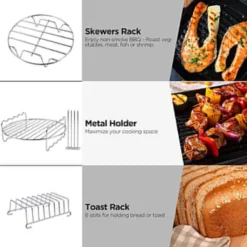 8 Zoll 12-teiliges Zubehör Heißluftfritteuse Friteuse Luftfritteuse Heißluftofen Backblech 11 8 Zoll 12-teiliges Zubehör Heißluftfritteuse Friteuse Luftfritteuse Heißluftofen Backblech -Küchen Profi a23c0796518a383fc04bb698ec286327