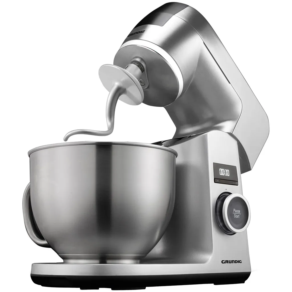 Grundig KMP 8650 S Küchenmaschine Mit 4,6 L Edelstahl Rührschüssel, Planetarisches Rührwerk, LED-Display Mit Timer, 12 Stufen, 1000 Watt, Silber 3 Grundig KMP 8650 S Küchenmaschine Mit 4,6 L Edelstahl Rührschüssel, Planetarisches Rührwerk, LED-Display Mit Timer, 12 Stufen, 1000 Watt, Silber