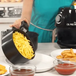 Starlyf® OIL FREE FRYER – Heißluftfritteuse, Umluft-Fritteuse Ohne ÖL, 3,8 Liter Fassungsvermögen, Spühlmaschinenfest, 1400 Watt – Aus Der TV Werbung 18 Starlyf® OIL FREE FRYER – Heißluftfritteuse, Umluft-Fritteuse Ohne ÖL, 3,8 Liter Fassungsvermögen, Spühlmaschinenfest, 1400 Watt – Aus Der TV Werbung -Küchen Profi a489b7fb9453c242a9be51df2ee54582