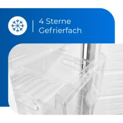 Exquisit Gefrierschrank GS230-H-040E Inoxlook | Nettoinhalt: 168L | EEK: E | Inoxlook -Küchen Profi a70a3d73216e652234e421343f092493