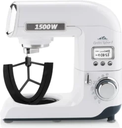 Küchenmaschine GRATUS KULINER II ETA003890020, 1500 W, Ganzmetallausführung, Stufenlose Drehzahlstellung, Planeten-Rührwerk, PULSE Funktion, LCD-Display 31 Küchenmaschine GRATUS KULINER II ETA003890020, 1500 W, Ganzmetallausführung, Stufenlose Drehzahlstellung, Planeten-Rührwerk, PULSE Funktion, LCD-Display -Küchen Profi a7c5bb46c11b6e612adfd42cbdf70ded