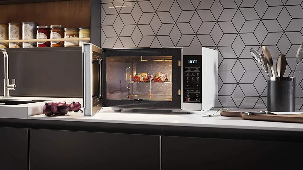 Sharp YC-MG81ES Mikrowellen - Silber / Schwarz 13 Sharp YC-MG81ES Mikrowellen - Silber / Schwarz – Bild 11