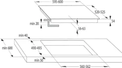 Gorenje Black Set 4 INDUCTION Einbauherd - Set Mit Induktions-Kochfeld Mit Edelstahlrahmen - 77L XXL Volumen - GentleClose - AirFry - PizzaMode - ChildLock - PerfectGrill - Teleskopauszüge - Schwarz -Küchen Profi a83ac00cef385dc3627e58525c1d3eb0