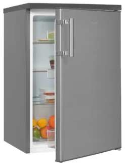 Exquisit Kühlschrank KS16-V-H-010D Inoxlook | Standgerät | 134 L Volumen | Inoxlook -Küchen Profi a887fb324782a79096e97555e5b20385