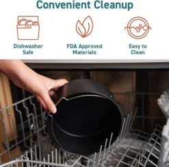 Cosori Heißluftfritteusen Zubehör 6er Set Für 5.5 L Modelle, Geeignet Auch Für Alle Anderen Marken -Küchen Profi a899e5cc6d141bf8af6d095f4ccaf048