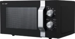 Sharp R204BA Solo-Mikrowelle 6 Leistungsstufen - 800 Watt Leistung Schwarz/Silber 15 Sharp R204BA Solo-Mikrowelle 6 Leistungsstufen - 800 Watt Leistung Schwarz/Silber -Küchen Profi a8ebf21b1d994811ab8388e7e5488a4d