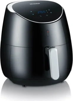 SEVERIN Heißluft-Fritteuse FR 2445 Edelstahl / Schwarz -Küchen Profi a9633acd89340eae099d7c5ff4c925c7