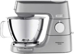 Kenwood KVC85.314.SI Titanium Chef Baker Küchenmaschine Knethaken Spritzschutz