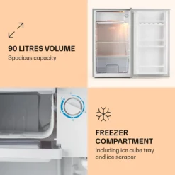 Alleinversorger Kühlschrank 91 Liter 2 Ebenen 5-Stufen-Thermostat Eisfach -Küchen Profi aa79ab6a8fab5b04b823acf678ae2d4f