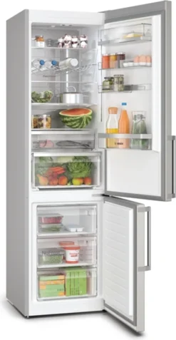 Bosch Serie 6, Freistehende Kühl-Gefrier-Kombination Mit NoFrost, 203 X 60 Cm, Edelstahl (mit Antifingerprint) KGN39AIBT -Küchen Profi ab43dfac432f61f649f4da2ead83fc1f