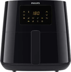 Philips Airfryer Essential, Heißluftfriteuse, 1.2 Kg, Touchscreen, Energieeffizient, Schwarz (HD9270/90)