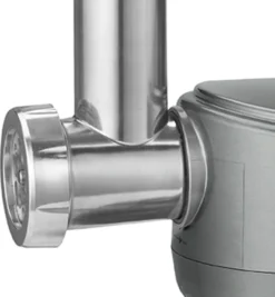 Clatronic KM 3674 Knetmaschine Inkl. Fleischwolf, Glas-Mixaufsatz, Pastafunktion, Digital LCD-Display, 6,2 Liter Edelstahlrührschüssel, 1200 W, Titan -Küchen Profi ac2ca105215150dae005c13c7f3fe548