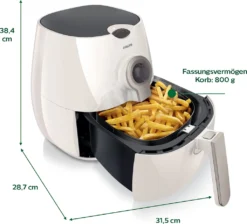 Philips Heißluftfritteuse Airfryer HD 9216/80 - Fassungsvermögen 800g - 1.425 Watt 22 Philips Heißluftfritteuse Airfryer HD 9216/80 - Fassungsvermögen 800g - 1.425 Watt -Küchen Profi ac709dfd07d92b649eaf3b796806fda1