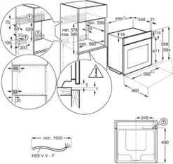 AEG - BPK435060B - Einbau-Backofen - Pyrolyse - Schwarz -Küchen Profi ad39cde89099715fdc107002c7d1d2f0