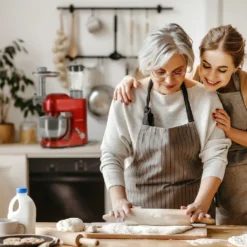 Klarstein Lucia Rossa Küchenmaschine Mixer (1200 Watt, 5 Liter Rührschüssel, Fleischwolf, Saftpresse ) - Rot -Küchen Profi ae8b3c9cc1e980c2a2937421be7a7ae4