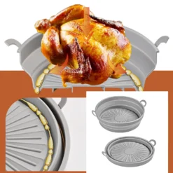 7.5'' Zusammenklappbarer Heißluftfritteusen-Silikontopf Grau Silikon Backkorb Kompaktfriteusen 15 7.5'' Zusammenklappbarer Heißluftfritteusen-Silikontopf Grau Silikon Backkorb Kompaktfriteusen -Küchen Profi af87099aff13ee5f10b7077ed9754cde