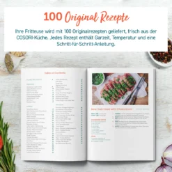 Cosori Premium 5,5-Liter Heißluftfritteuse, Grau 14 Cosori Premium 5,5-Liter Heißluftfritteuse, Grau -Küchen Profi b0123dee4d95ede1f7fc3b9ac3f822bc