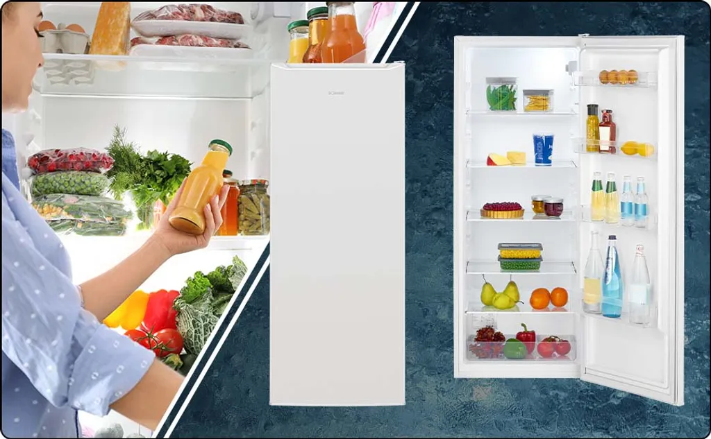 Bomann VS 7339 Vollraumkühlschrank, 242 Liter Nutzinhalt, Temperaturbereich: 0°C +8°C, Türanschlag Rechts, Wechselbar, Weiß 9 Bomann VS 7339 Vollraumkühlschrank, 242 Liter Nutzinhalt, Temperaturbereich: 0°C +8°C, Türanschlag Rechts, Wechselbar, Weiß – Bild 7