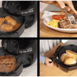 Starlyf® OIL FREE FRYER – Heißluftfritteuse, Umluft-Fritteuse Ohne ÖL, 3,8 Liter Fassungsvermögen, Spühlmaschinenfest, 1400 Watt – Aus Der TV Werbung 19 Starlyf® OIL FREE FRYER – Heißluftfritteuse, Umluft-Fritteuse Ohne ÖL, 3,8 Liter Fassungsvermögen, Spühlmaschinenfest, 1400 Watt – Aus Der TV Werbung -Küchen Profi b2b28e6d8e411a0b5f9c878ee6fc4e09