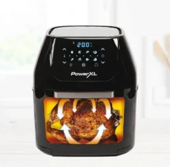 PowerXL Air Fryer Multi-Function – Heißluft-Fritteuse Zum Frittieren Ohne Öl – 6-in-1 Auch Als Dörrautomat, Zum Grillen U. V. M. – Bis Zu 80% Weniger Fett -Küchen Profi b31637ad225261f2dc701e7395fbd7c7