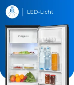 Exquisit Kühlschrank KS117-3-010F SchwarzPV | 82 L Nutzinhalt | Schwarz -Küchen Profi b38c7525bdb17c95cac79d2cbac6410e