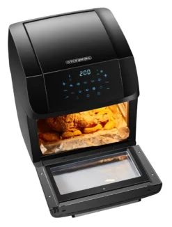 Steinborg 4-in1 Heißluftfritteuse | 12L | 1.500 W | Mit LED Touchscreen | 10 Automatische Programme | Inkl. Rezeptbuch Auf Deutsch | Frittieren, Backen, Grillen Oder Dörren | Aufwärmfunktion | Automatische Abschaltung | -Küchen Profi b56c9e7e264d70b5fb22129835ea2cb8