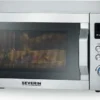 SEVERIN Mikrowelle Mit Grill- Und Heißluftfunktion 3-in-1 MW 7774 Edelstahl-gebürstet Silber -Küchen Profi b58d1b7a25198f5d18b42923d8ae0024