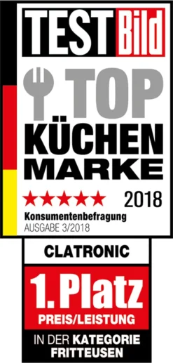 Clatronic Fritteuse 1600 W Schwarz FR 3649 -Küchen Profi b708134566104cf63963adf708069e2a 1
