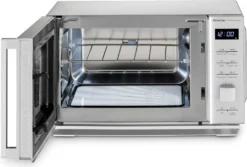 Caso MG 20 Cube Ceramic Design Mikrowelle Grill 800-1000W LED-Display Silber -Küchen Profi b737ab650b58d98f7d289ff735cec917