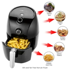 CLATRONIC Heißluft-Fritteuse FR 3698 H Schwarz -Küchen Profi b7d3a22f42254ebf5a0d4c8ee0e59b55
