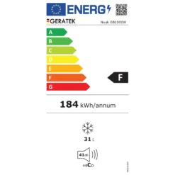 Geratek Nuuk GB1000W Gefrierbox -Küchen Profi b7dd1e4ee4a82231f03490e96122b1ea