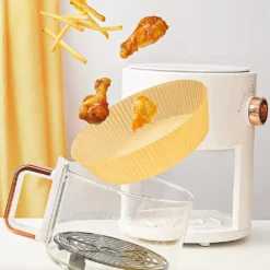 Luftfritteusen-Papier [100 Blatt], Runde Einweg-Papiereinsätze Für Luftfritteusen, Fettdichtes Pergament, Mehrzweck-Antihaft-Silikonpapier -Küchen Profi b7e160bbf6afb1186ddd43ea35d2581f