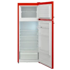 Telefunken KTFK212ER2 Retro Kühl-Gefrier-Kombination / 171 L Kühlschrank / 42 L Gefrierschrank / 177 KWh/Jahr / Retro Look / Temperaturregelung / Abtauautomatik / Rot -Küchen Profi b7e32762680d05e26596d49bc2dd15ff