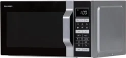 Sharp R860S Mikrowellen - Schwarz / Silber -Küchen Profi b8c7f0fa06df10b58599e3bd2a56c244
